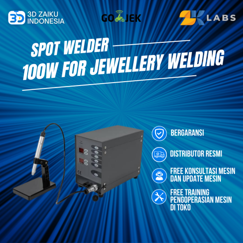 ZKLabs Spot Welding Otomatis Perhiasan Automatic Spot Welder 100W for Jewellery Welding